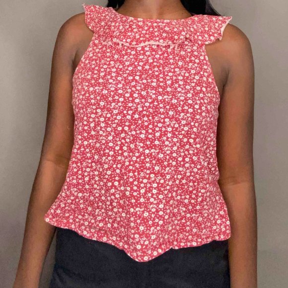 Floral Sleeveless Top - Picture 1 of 4